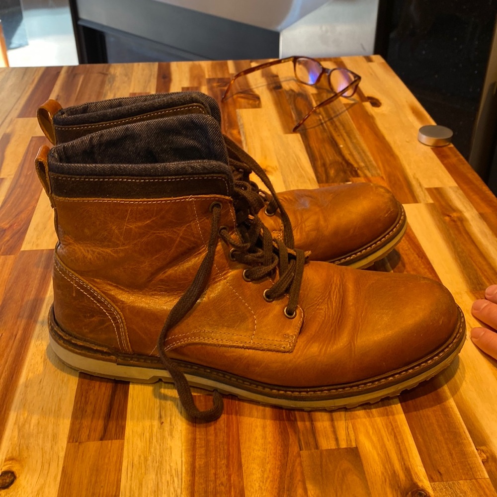 Also Mens Boots- Size 11 - Light Brown - Leather